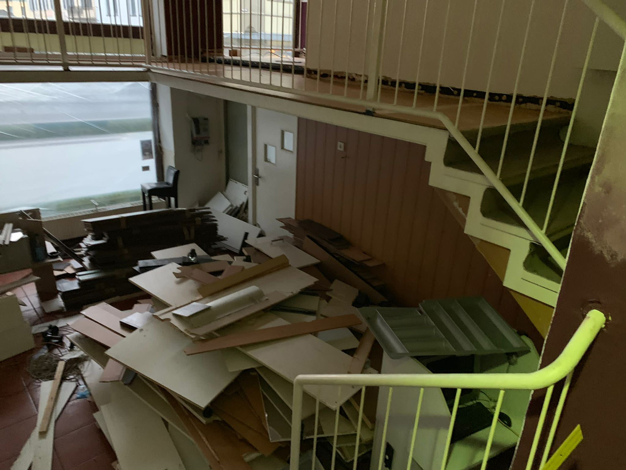 Gaststätte vor der Renovierung - Vorher