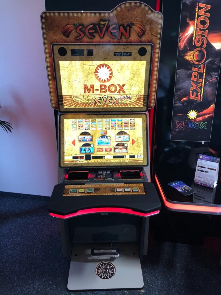 Vintage Seven M-BOX Spielautomat mit Retro-Design